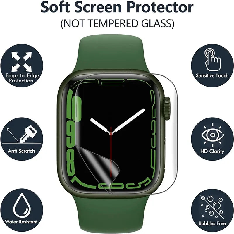 5PCS Hydrogel Film Apple Watch Screen Protector