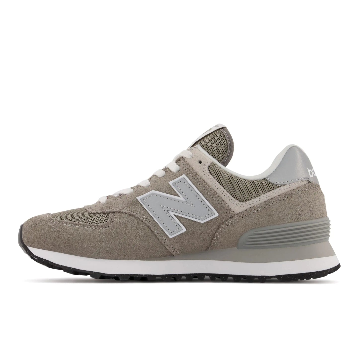 New Balance Women's 574 Core Sneaker 8 Grey/White-grey