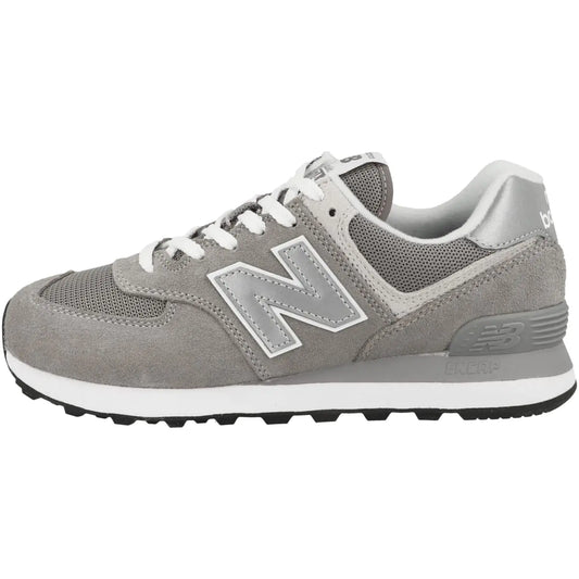 New Balance Women's 574 Core Sneaker 8 Grey/White-grey