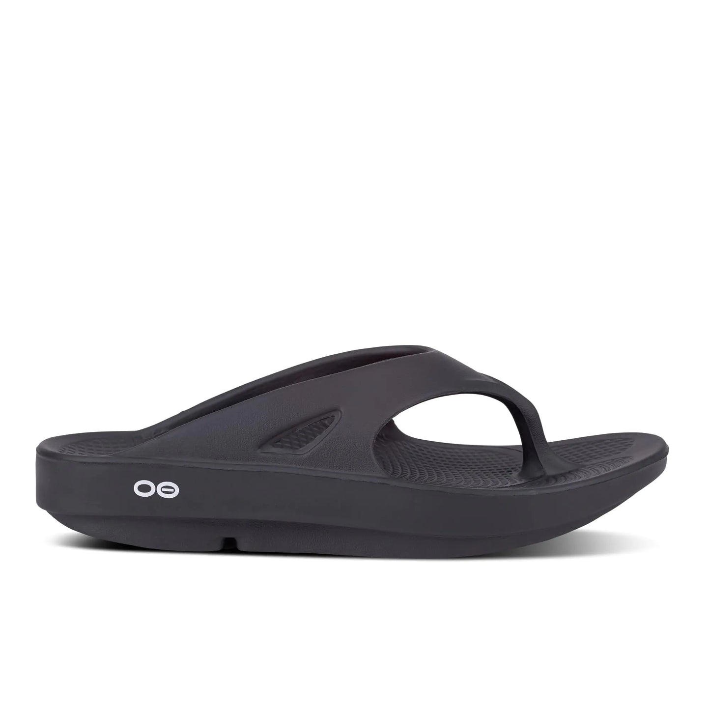 OOFOS OOriginal Sandal - Lightweight Recovery Footwear - Reduces Stress on Feet, Joints & Back - Machine Washable 7 Women/5 Men Black